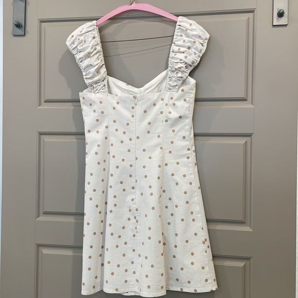Revolve LPA polka dot fit & flare dress - Picture 5 of 8